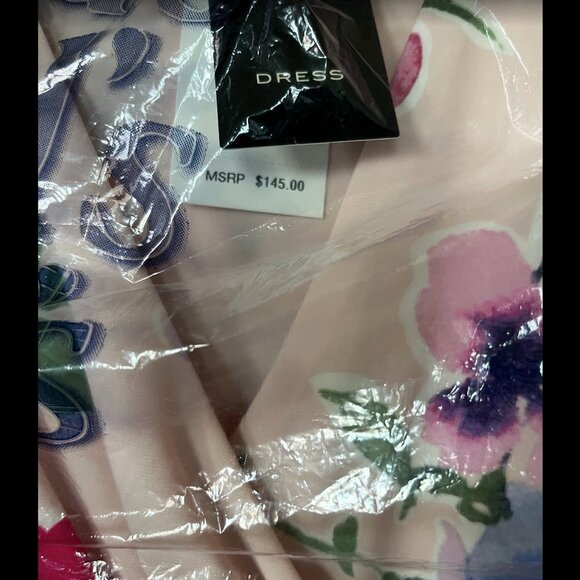 Ralph Lauren Floral-Print Wrap Midi Dress Sz 4 - Picture 6 of 6